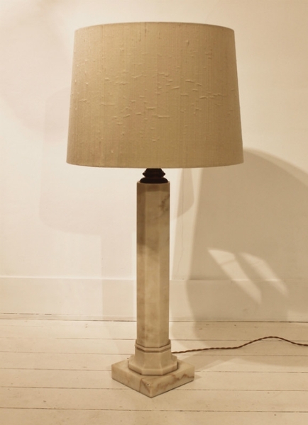 1960's Marble Table Lamp by Vlug
