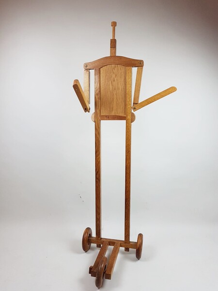Bertotoys, Italy, articulated wooden mannequin, for Cacharel, circa 1960