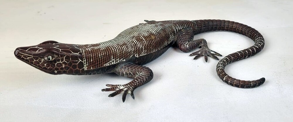 Bronze lizard