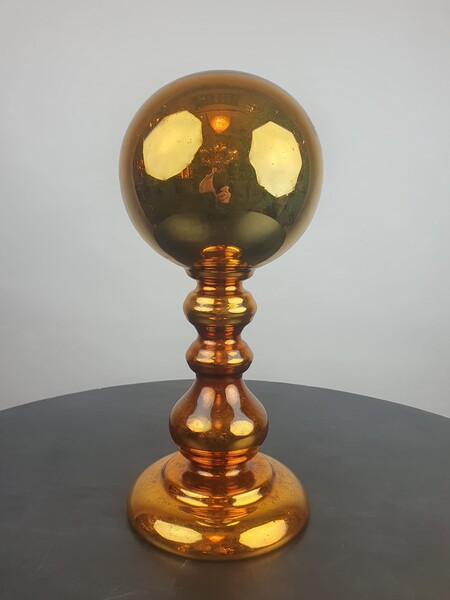 Golden mercury glass ball