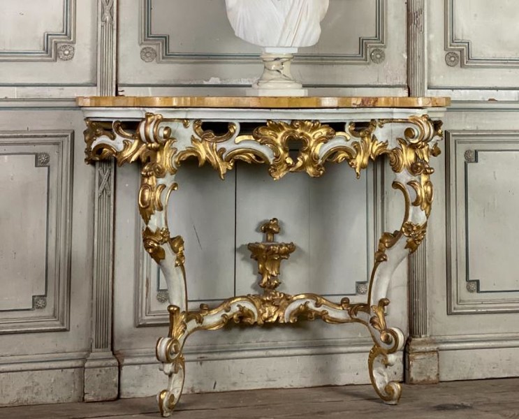 Louis XV Style Console, Italy XIXth Century