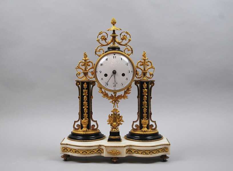 Louis XVI Style Portico Clock