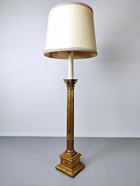 Neoclassical style floor lamp