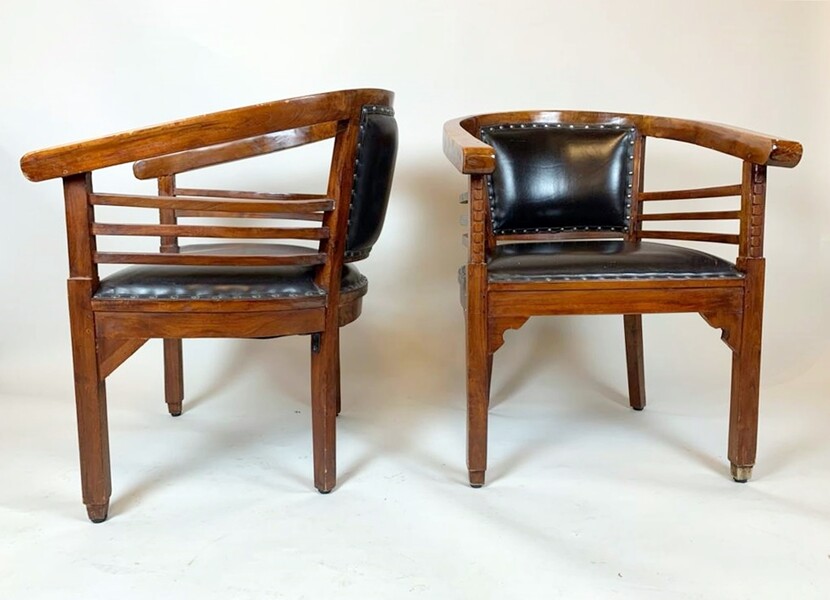 Pair of art deco armchairs - England