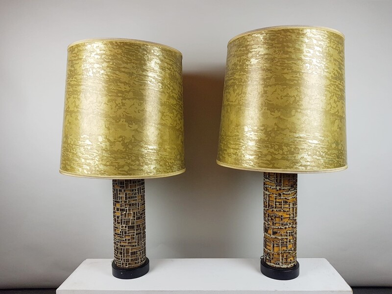 Pair of lamps, around 1970