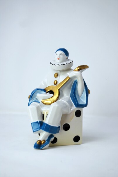 Pierrot, porcelain by Limoges