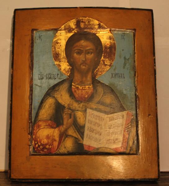 Russian orthodox icon, Christ Pantocrator