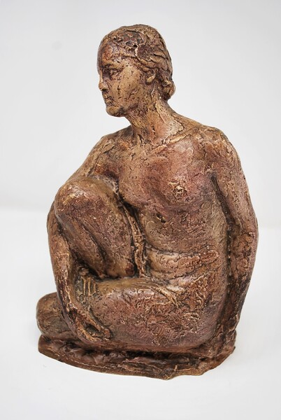 Terracotta nude - art deco - signed A. Stevens