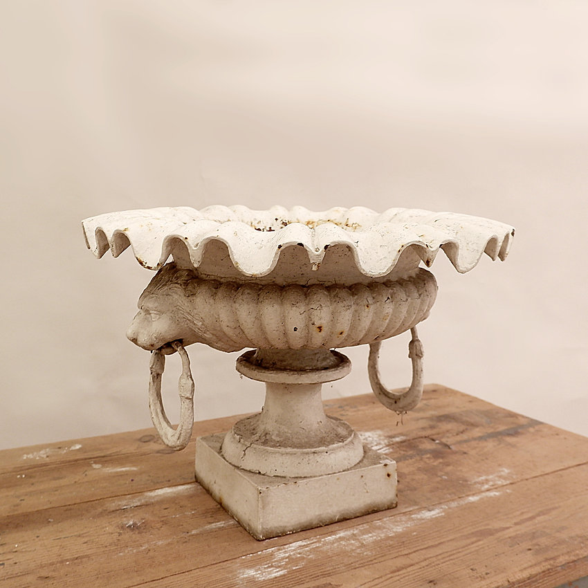 19th Century French Cast Iron Urn.