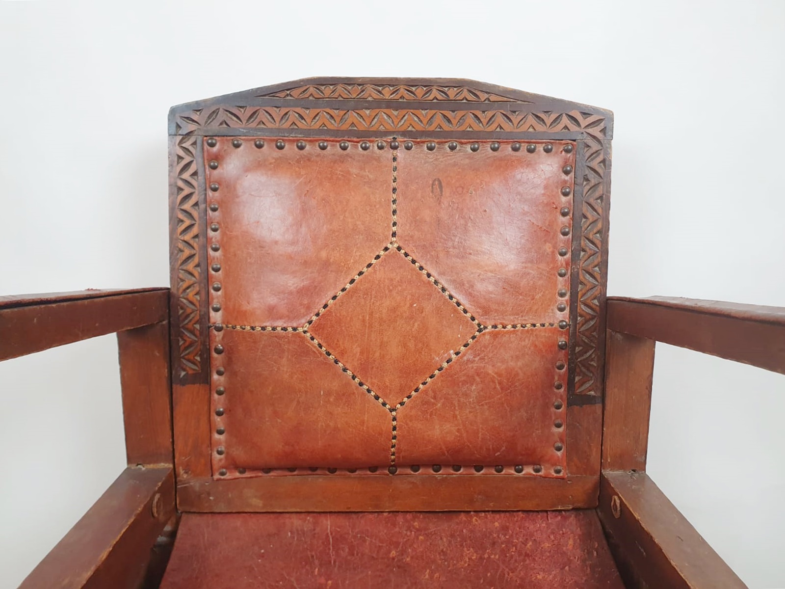 Art Deco period armchair, Moroccan work circa 1930