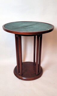 art nouveau pedestal table by jacob and josef kohn