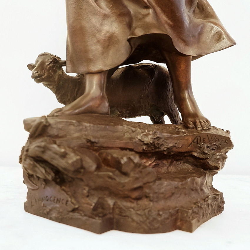 Auguste De Wever (1836-1910), Bronze 