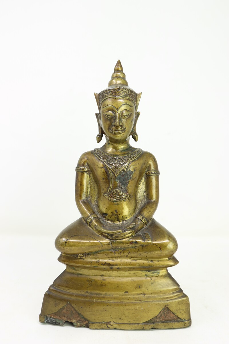 Bronze Buddha, Thailand,18th century.