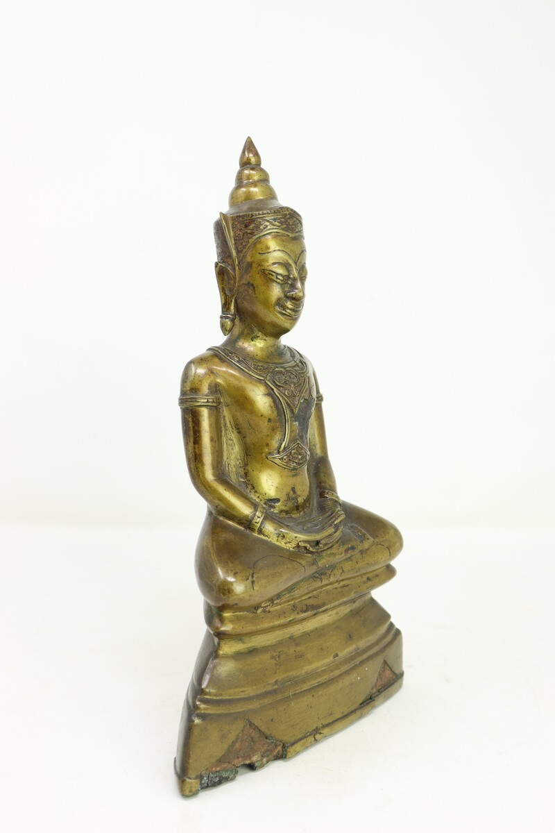 Bronze Buddha, Thailand,18th century.