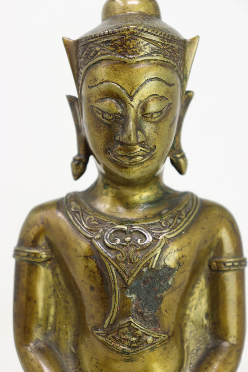 Bronze Buddha, Thailand,18th century.