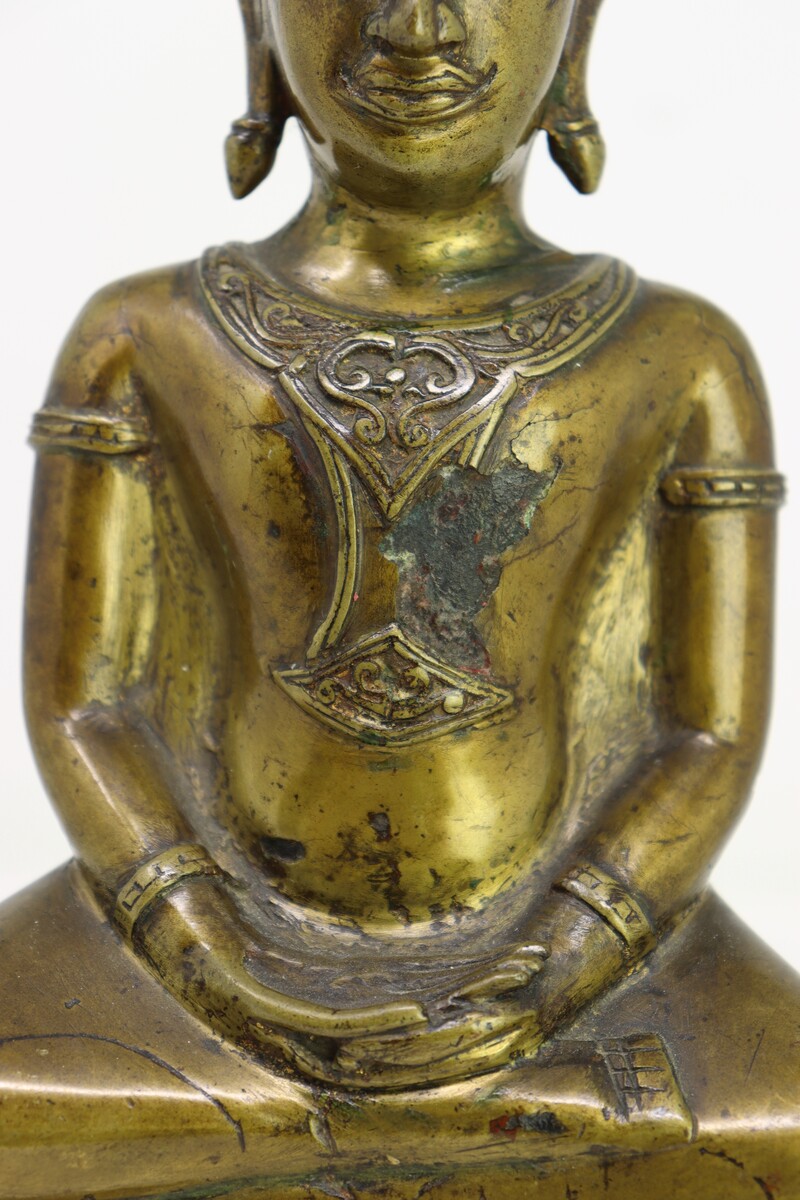 Bronze Buddha, Thailand,18th century.