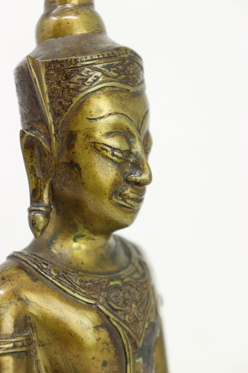 Bronze Buddha, Thailand,18th century.