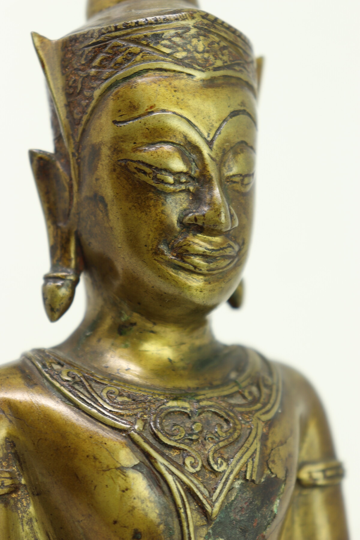 Bronze Buddha, Thailand,18th century.