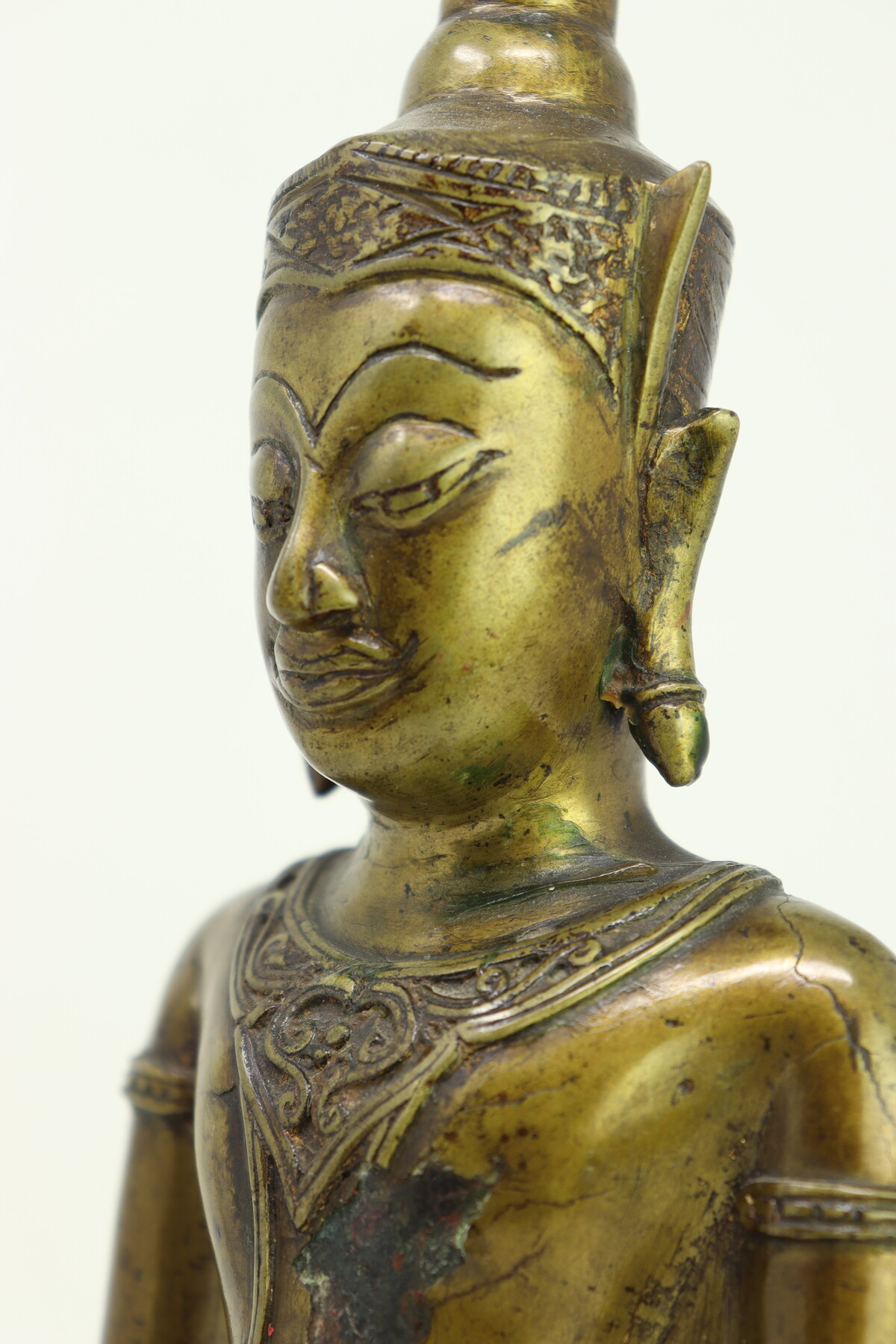 Bronze Buddha, Thailand,18th century.