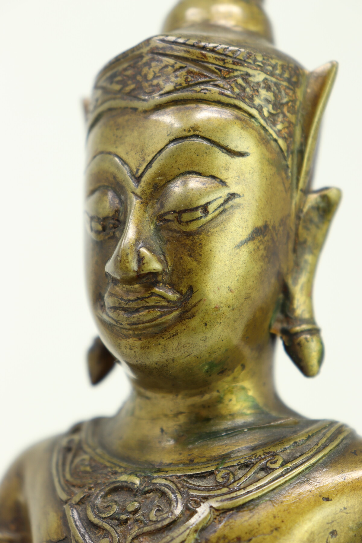 Bronze Buddha, Thailand,18th century.