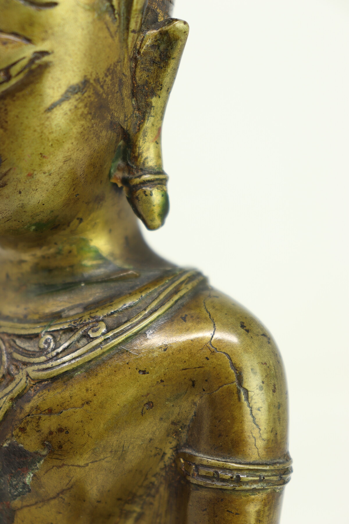 Bronze Buddha, Thailand,18th century.