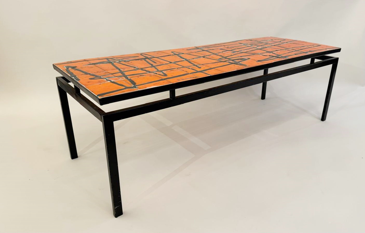 Ceramic Coffee Table, Signed Antonio De Nisco, 1970 