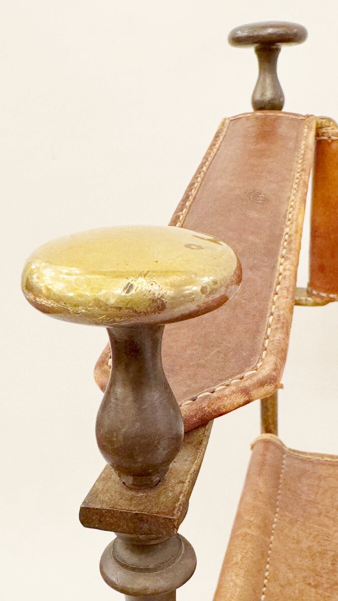 Curule Armchair, Circa 1940 