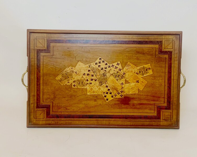 Early 20th Century Marquetry Game Board