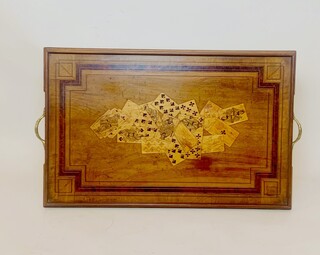 Early 20th Century Marquetry Game Board