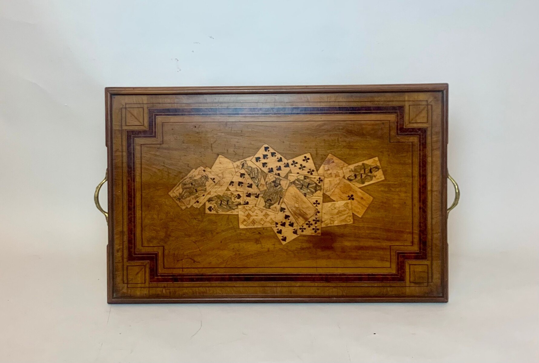 Early 20th Century Marquetry Game Board