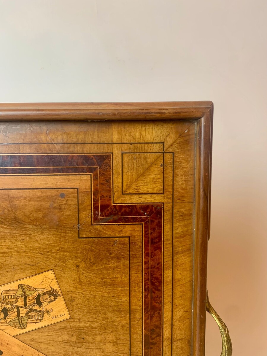 Early 20th Century Marquetry Game Board