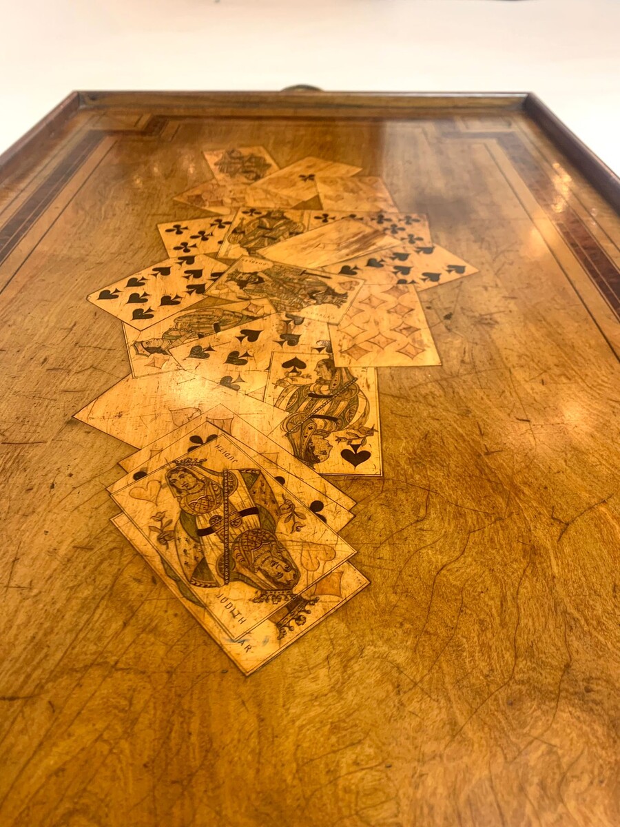 Early 20th Century Marquetry Game Board