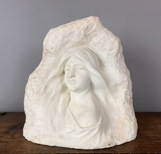 Fortunado Gori (1886 - 1925) Carrara marble sculpture