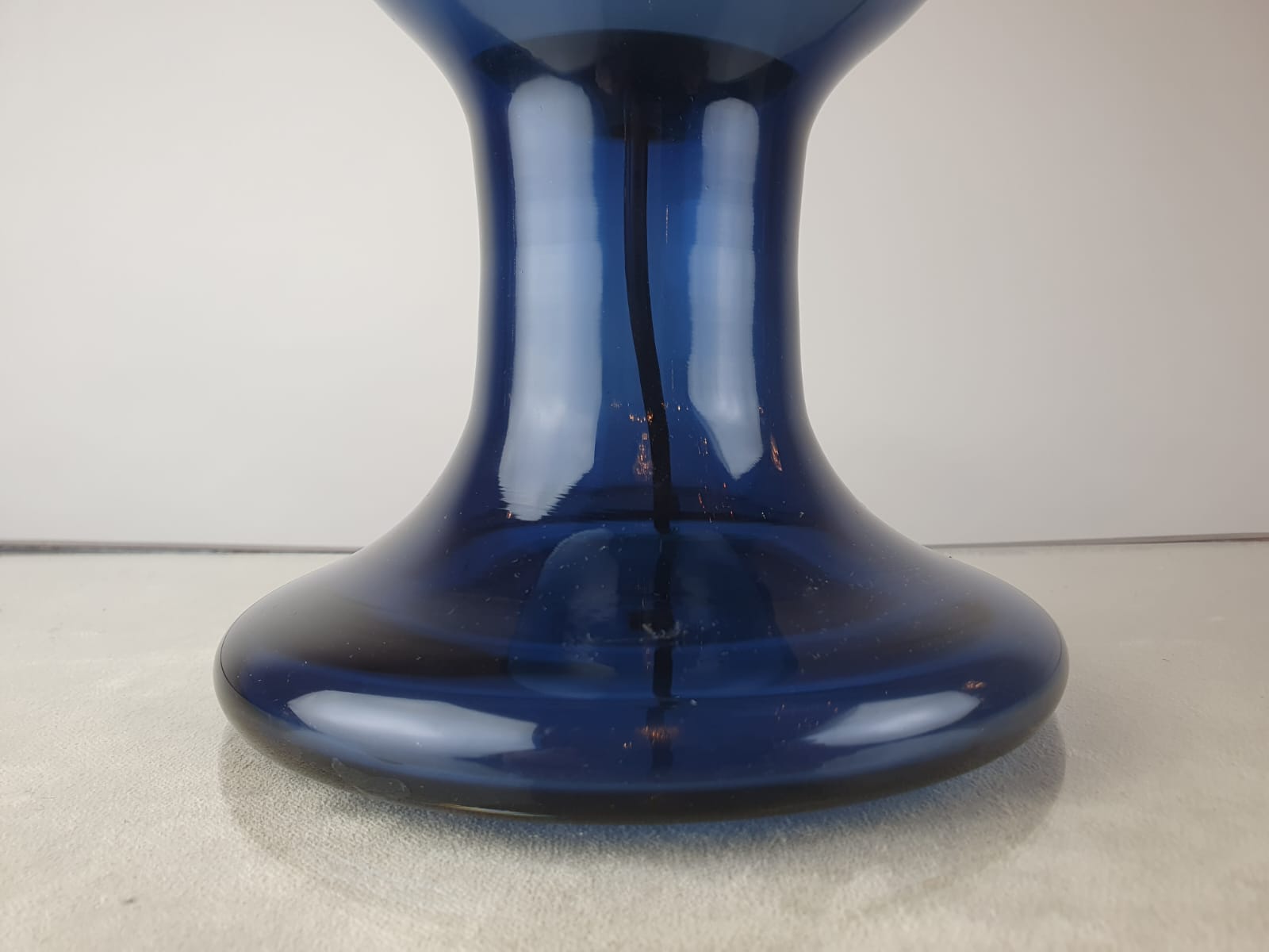 Glass side lamp, Italy circa 1970