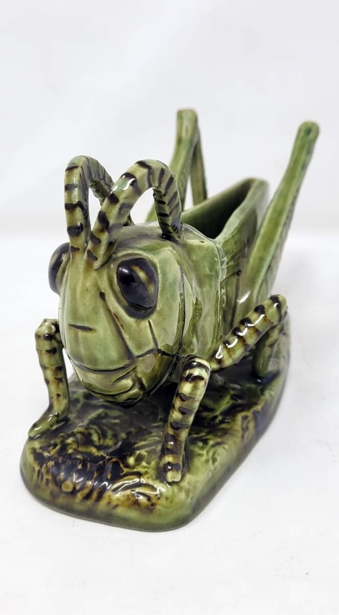 Glazed ceramic cricket - Vallauris