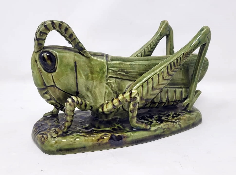 Glazed ceramic cricket - Vallauris