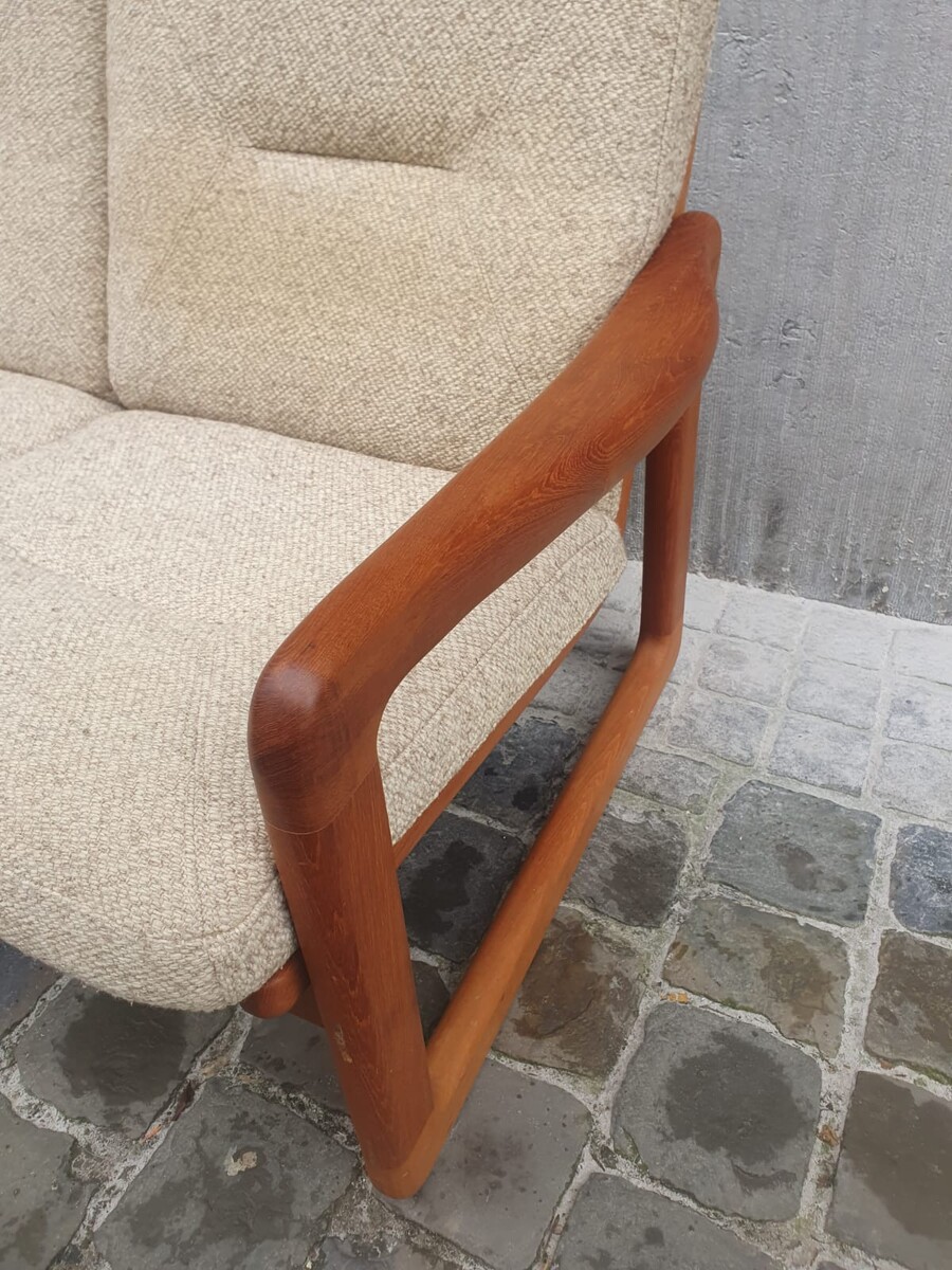 Holstebro Mobelfabrik, 3-seater teak sofa, Denmark circa 1960