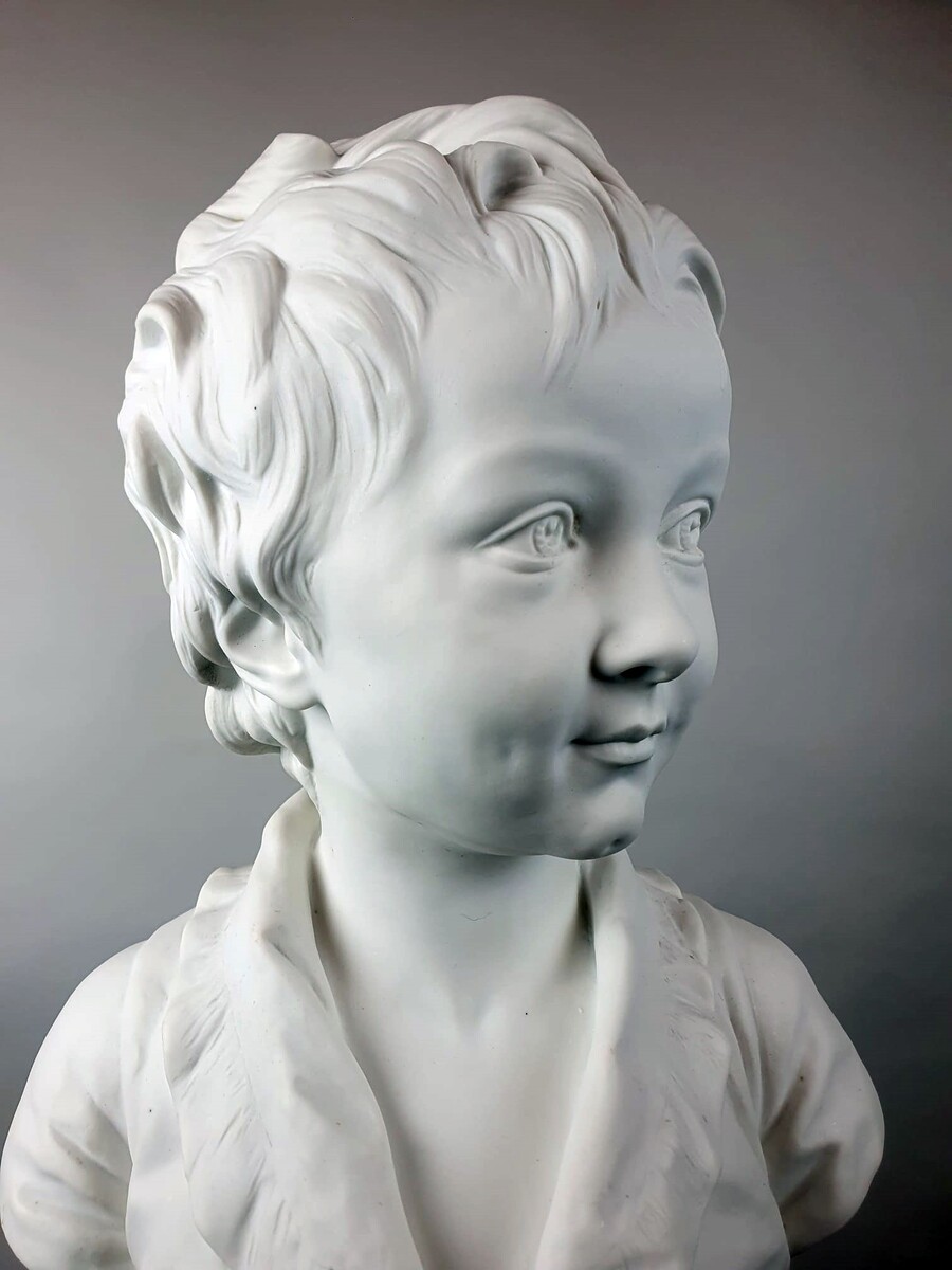 Houdon Ja Biscuit Bust Representing 