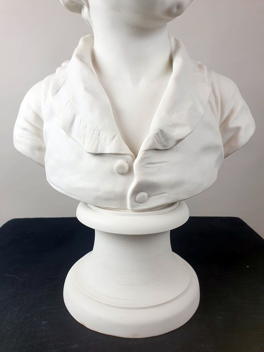 Houdon Ja Biscuit Bust Representing 