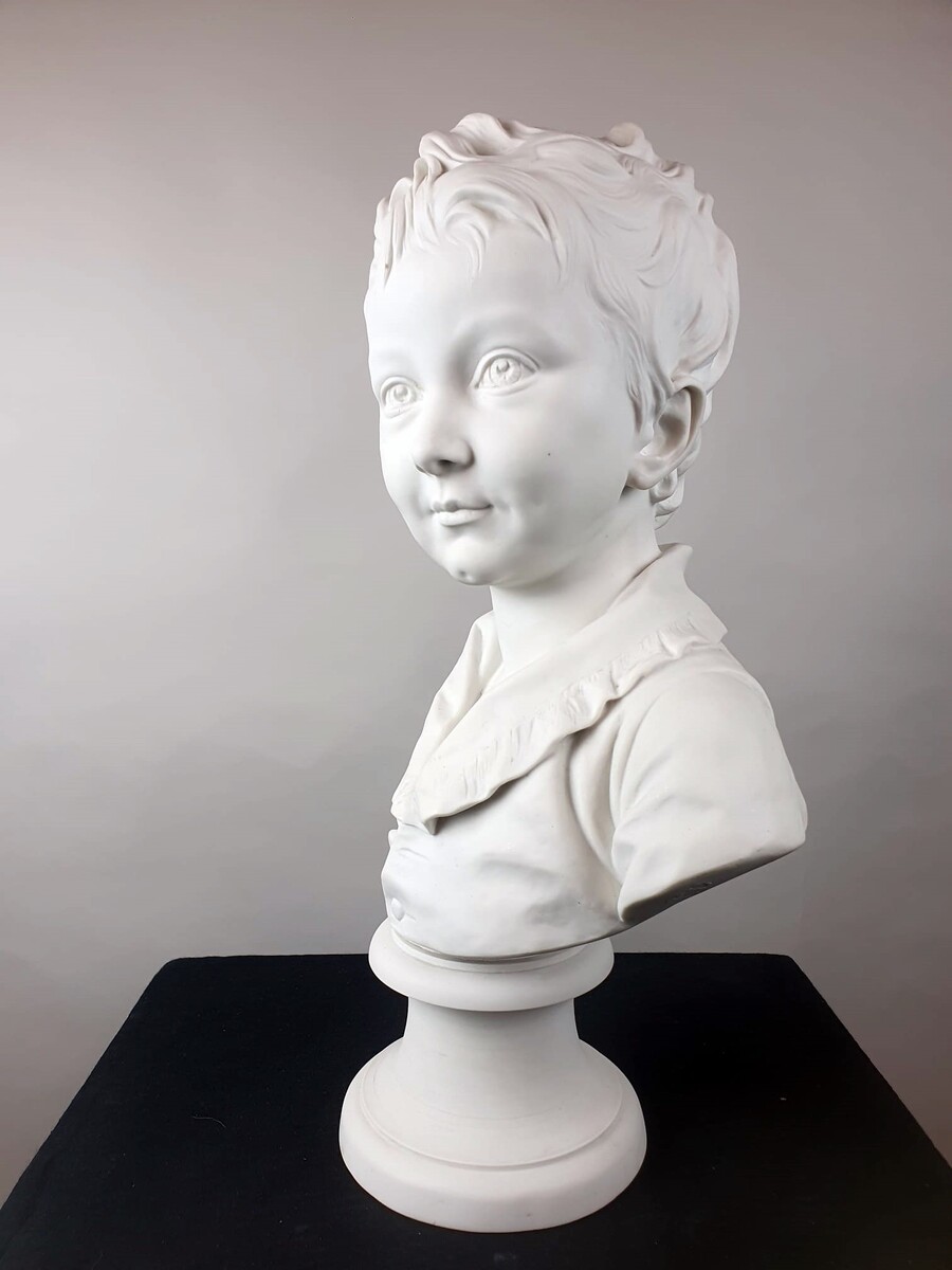 Houdon Ja Biscuit Bust Representing 