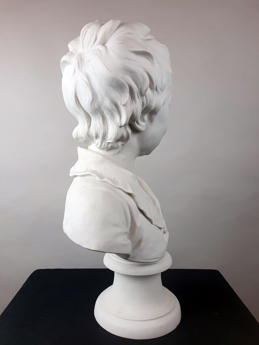 Houdon Ja Biscuit Bust Representing 