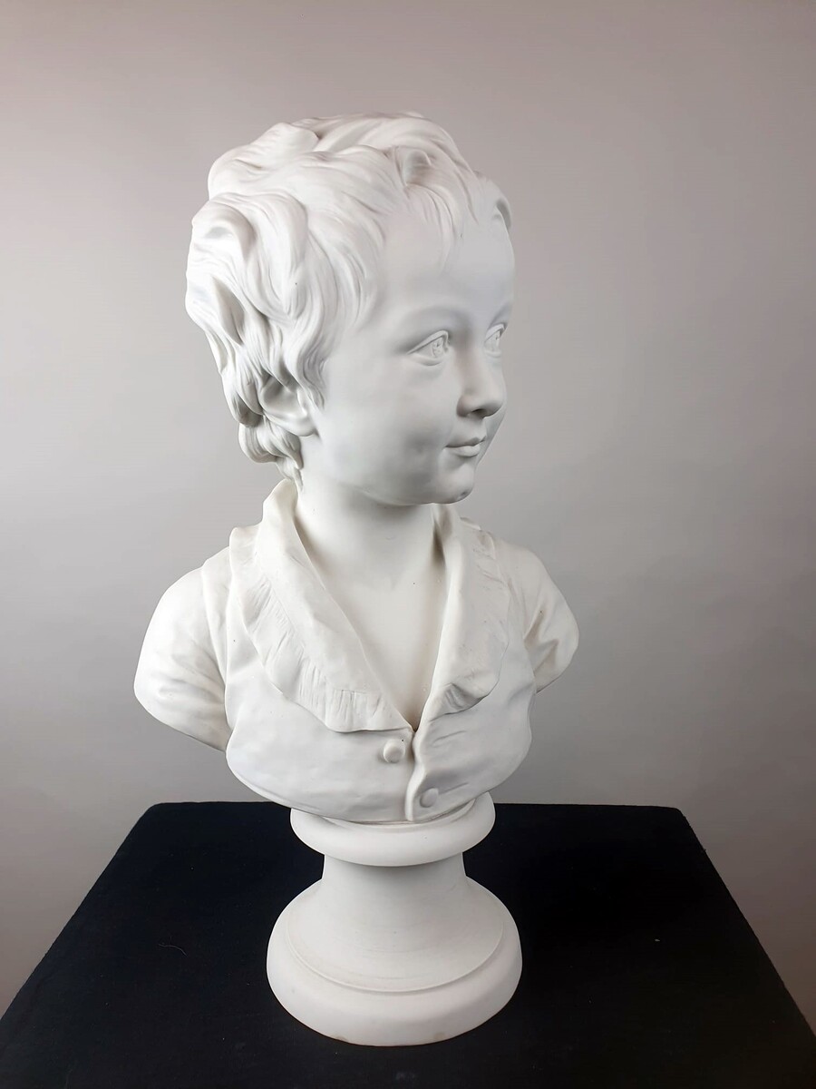 Houdon Ja Biscuit Bust Representing 