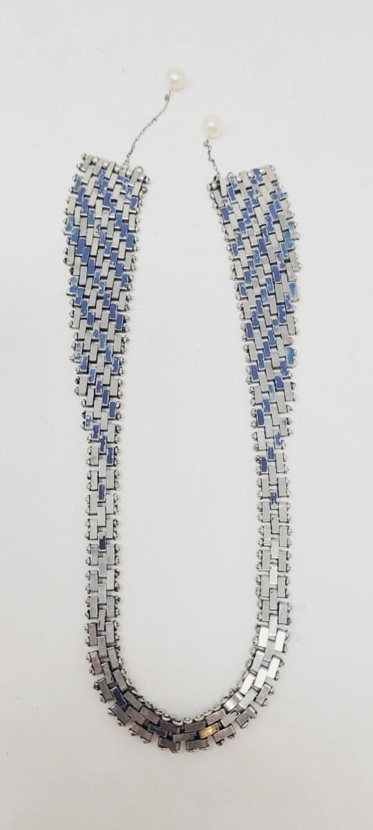 Jacob Bengel necklace in painted chrome