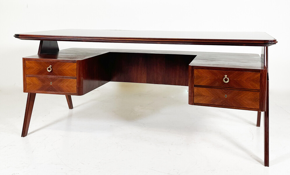 Large executive desk by Vittorio Dassi