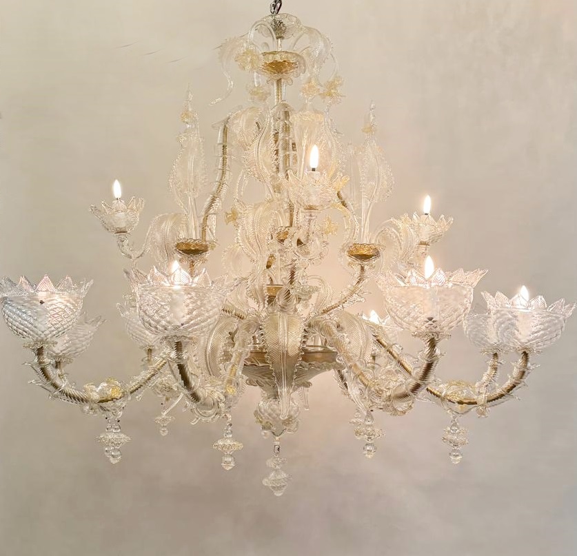 Large Murano Chandelier, Rezzonico.