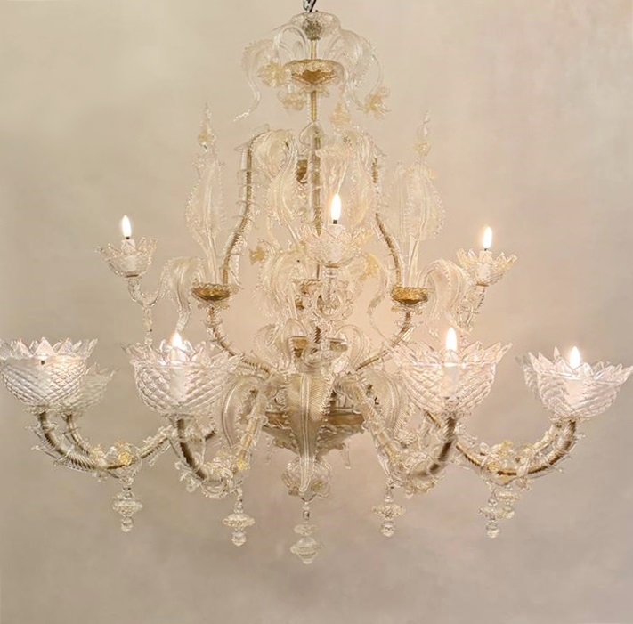 Large Murano Chandelier, Rezzonico.