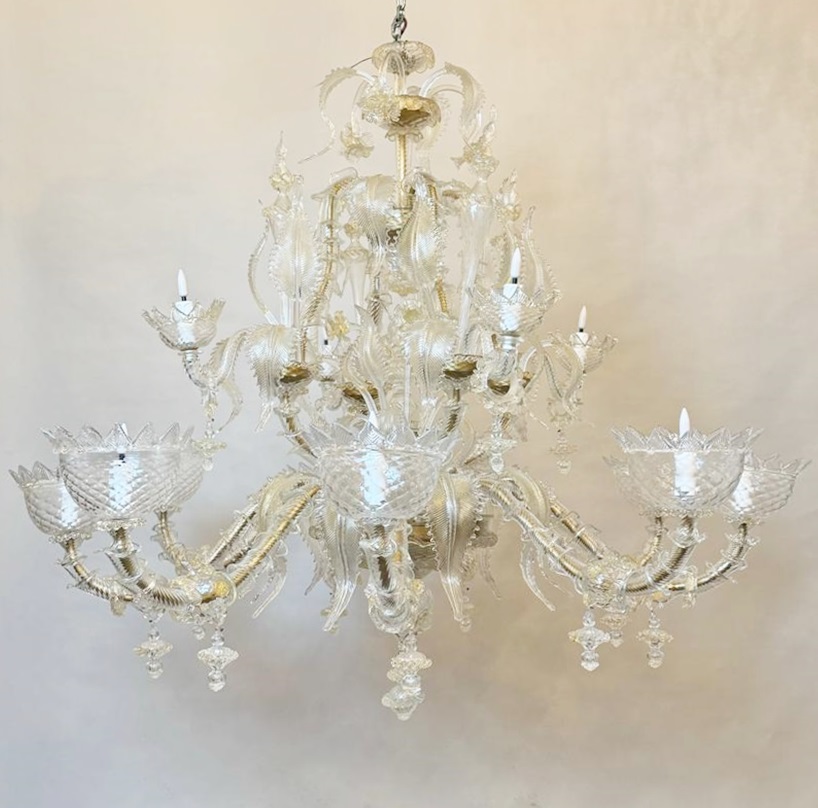 Large Murano Chandelier, Rezzonico.