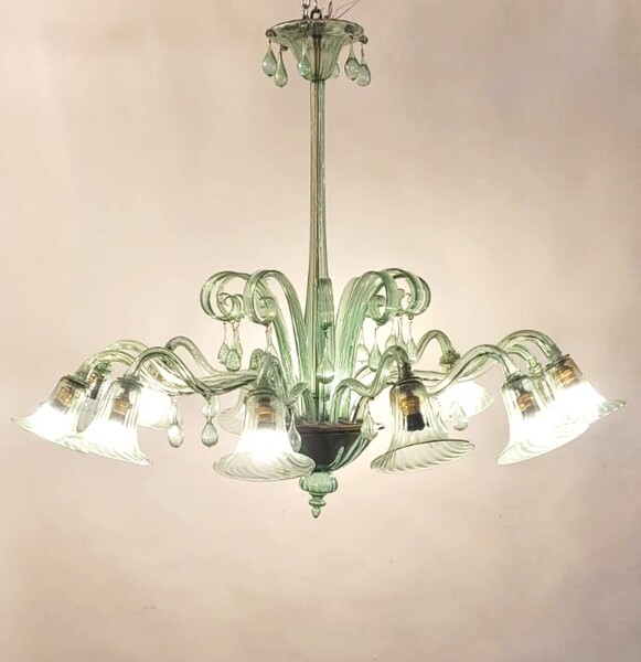 Large Murano Glass Chandelier