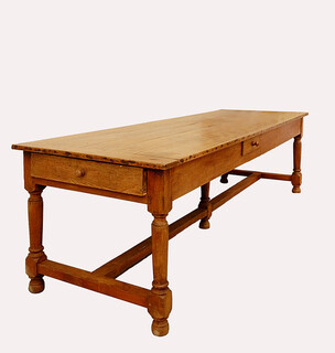 Large Oak Table, 19th Century