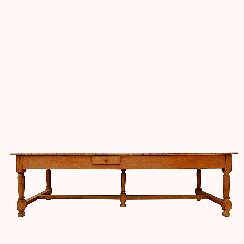 Large Oak Table, 19th Century